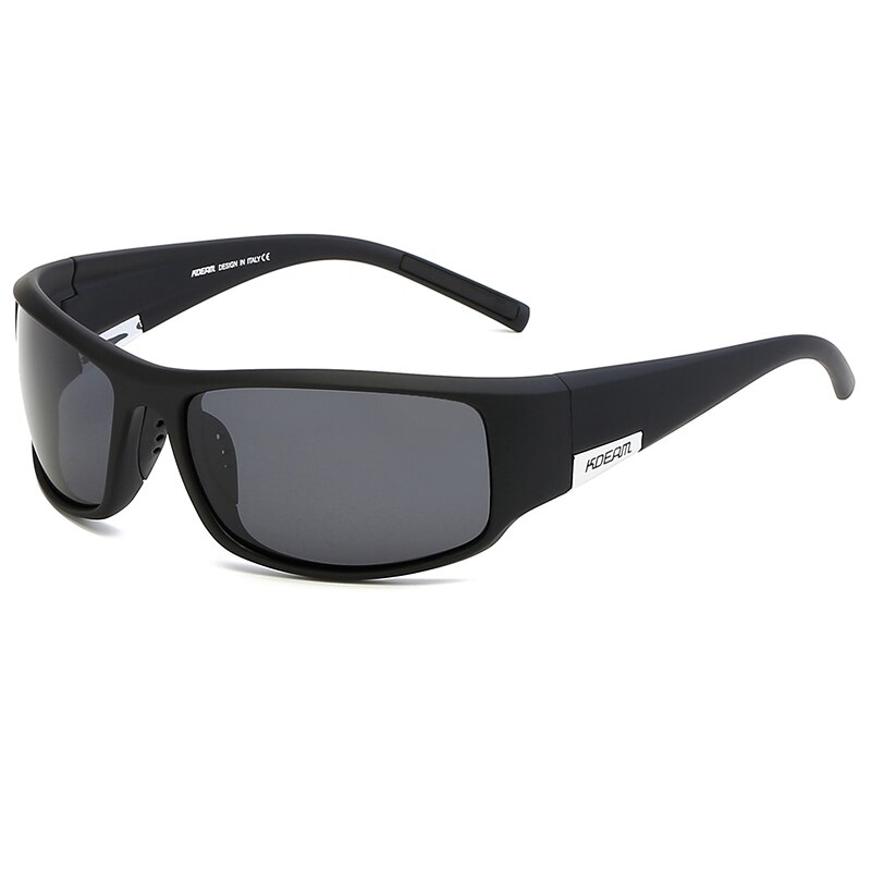 Gafas de sol KDEAM de gama alta para hombre, gafas de sol deportivas polarizadas y UV400 TR90, montura irrompible, gafas antirreflectantes, nuevas: C1
