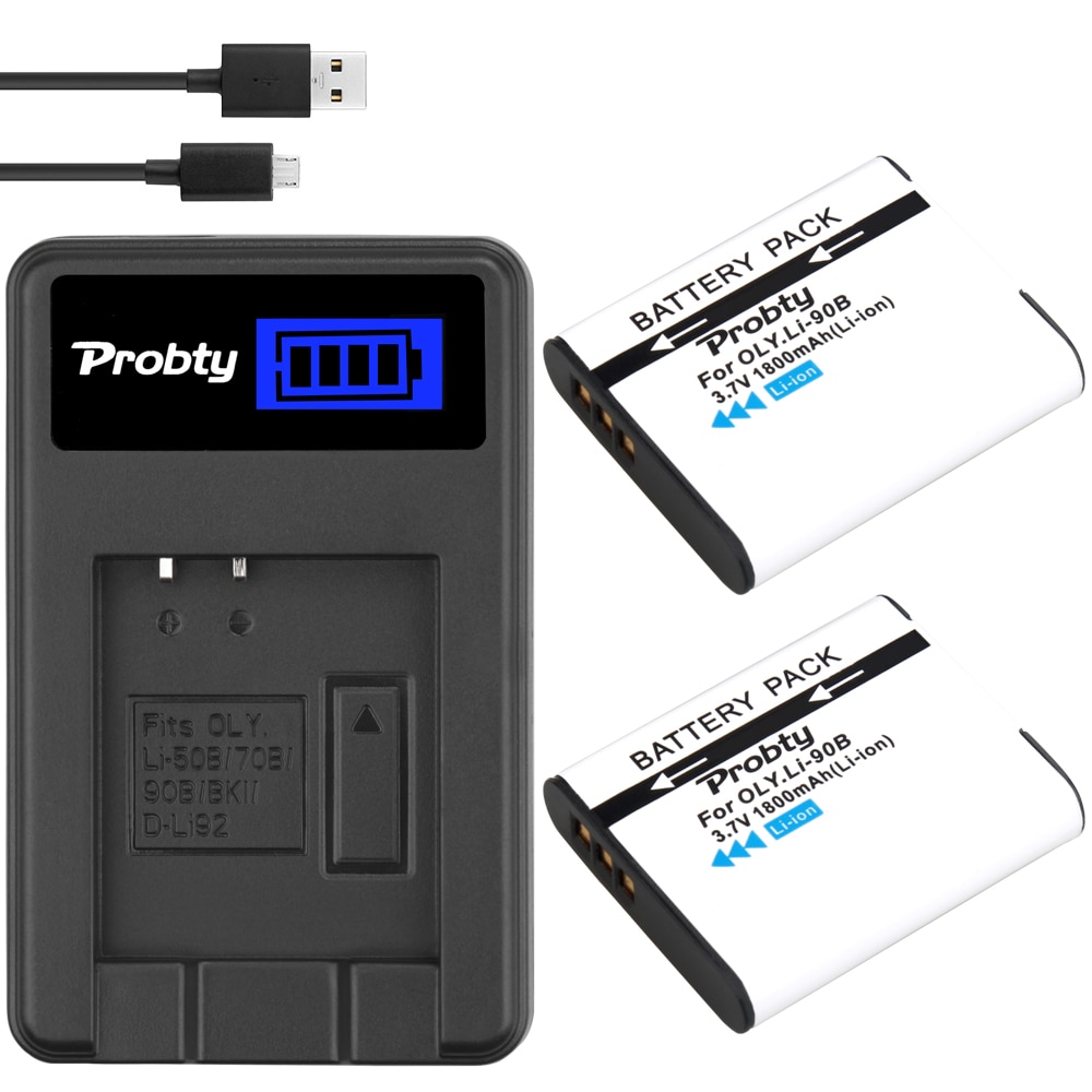 Para Olympus LI 90B LI-90B LI-92B baterías o cargador para Olympus Tough TG-5 TG-2 TG-3 TG-4 TG-rastreador SH-2 SP-100 IHS