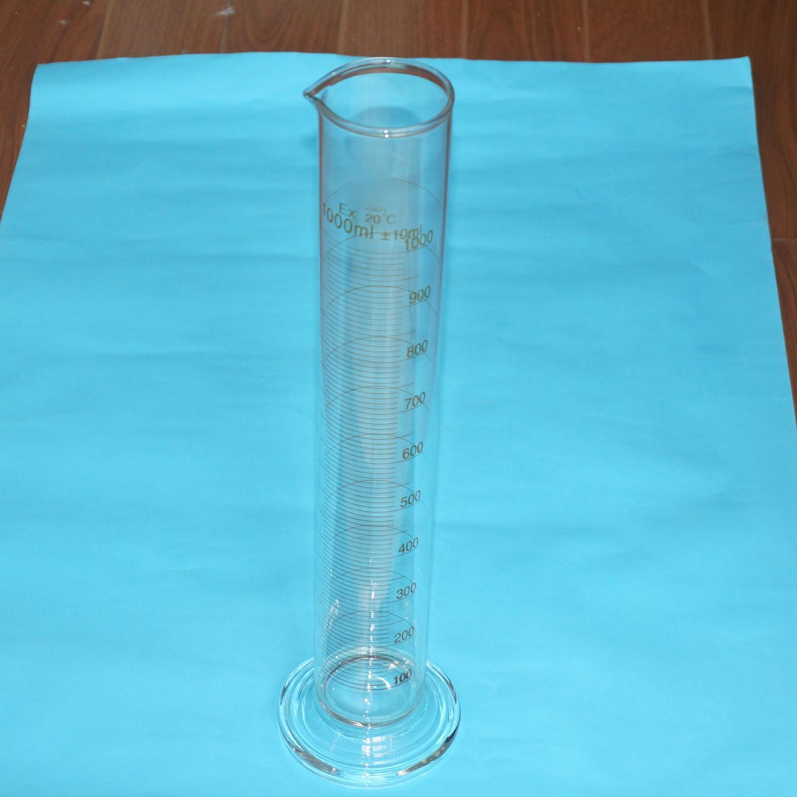 1000ml Lab Glass Graduated Measuring Cylinder With Grandado