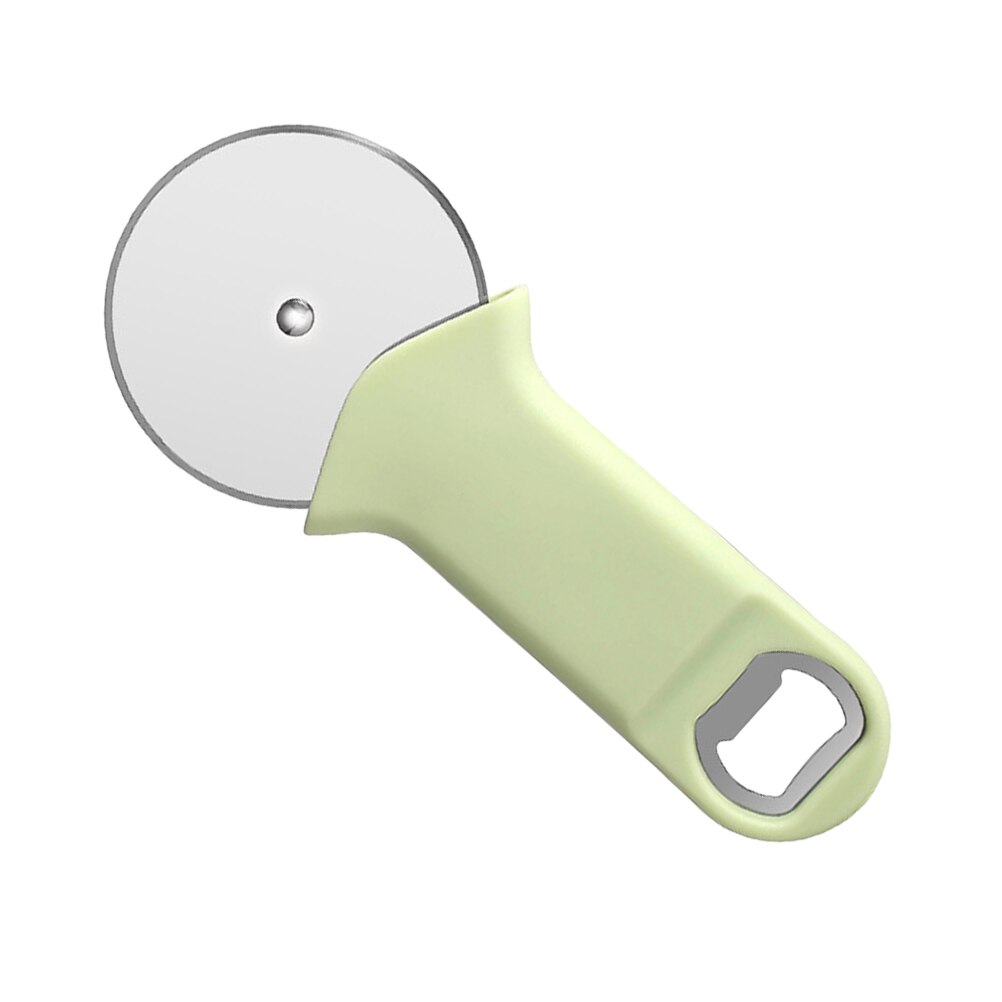 Dual-use Pizza Cutter Pizza Cutting Wheel Sharping Pizza Wheel Slicer for Kitchen: Light Green