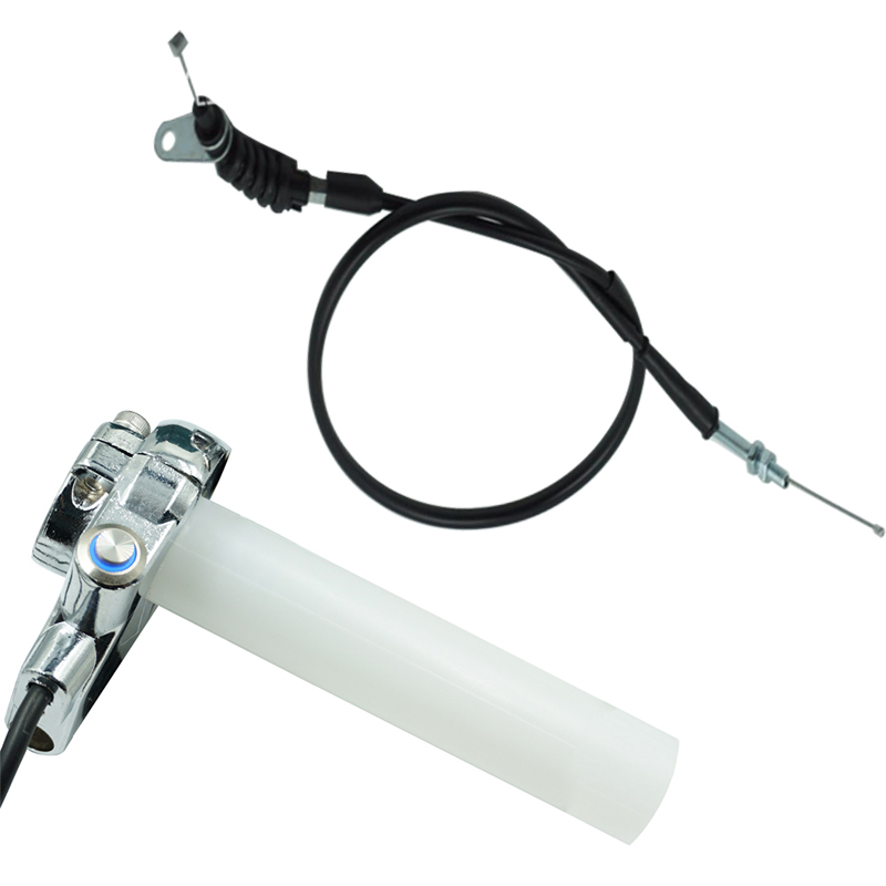 7/8 '' 22mm hurtigdreie gasshåndtakets håndtak elektriske sykkel  lc135 grepsakselerator med starthornbryter: Modell c