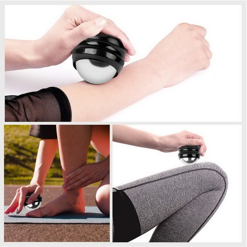 Hand-held Ball Ball Massager Shoulder and Neck Muscles Relax Fitness Recovery Resin Massage Ball for The Back of The Hand 54MM