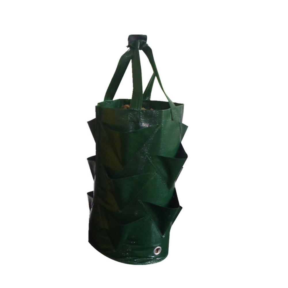Grow Bag Hanging Strawberries Vegetables Plant Growing Bags for Garden Balconies Greenhouses