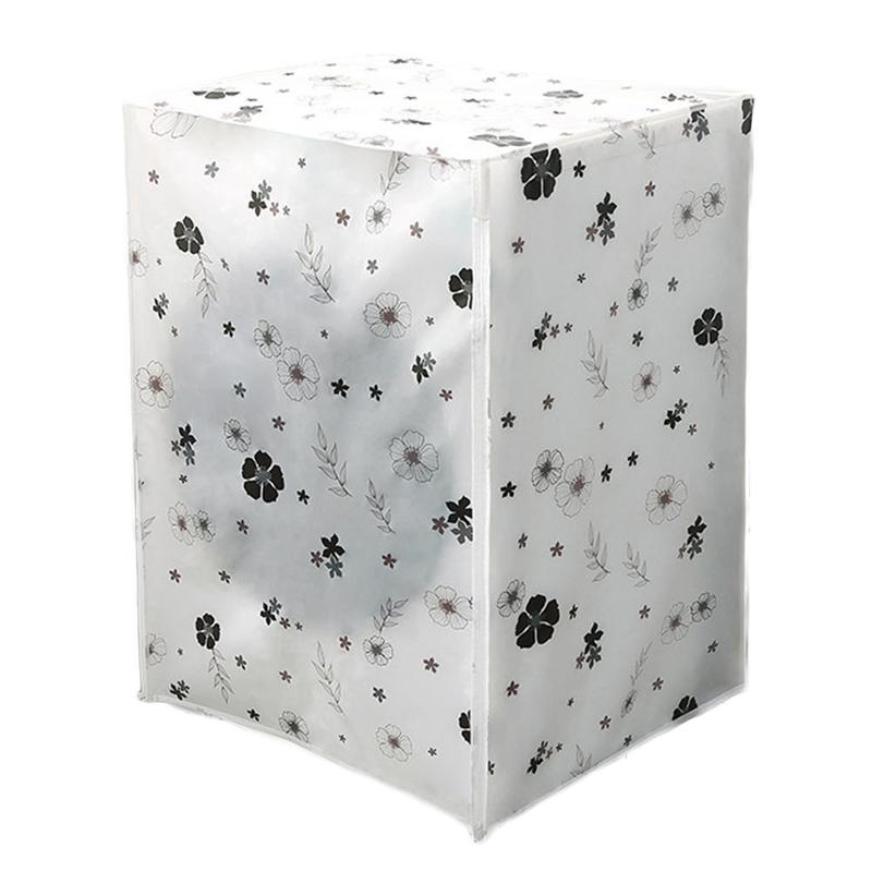 PEVA Washing Machine Cover 62*56*83cm Sunscreen Dust Washing Top Front Jacket Cover Case Dust Protective Machine Proof Open U4Y2