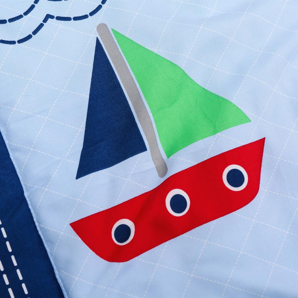 3pcs Whale Baby Crib Toddler Baby Sheets Nursery Bedding Safely Product Bed Cot Sets ,Fitted Sheet, Crib Quilt, Dust Ruffle