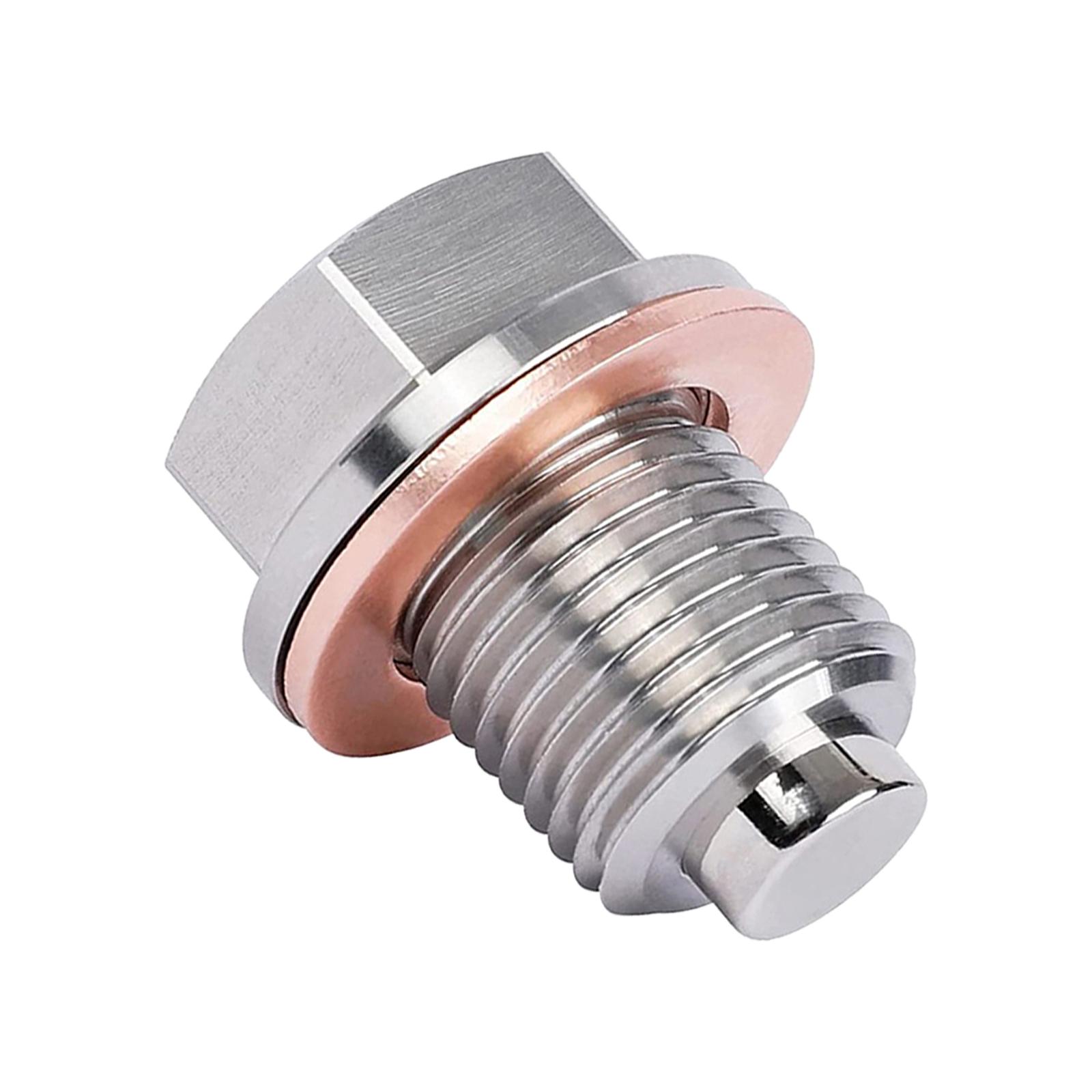 Bouchon de vidange d'huile magnétique M14x1, 5, bouchon de vidange de carter d'huile, boulon magnétique en néodyme