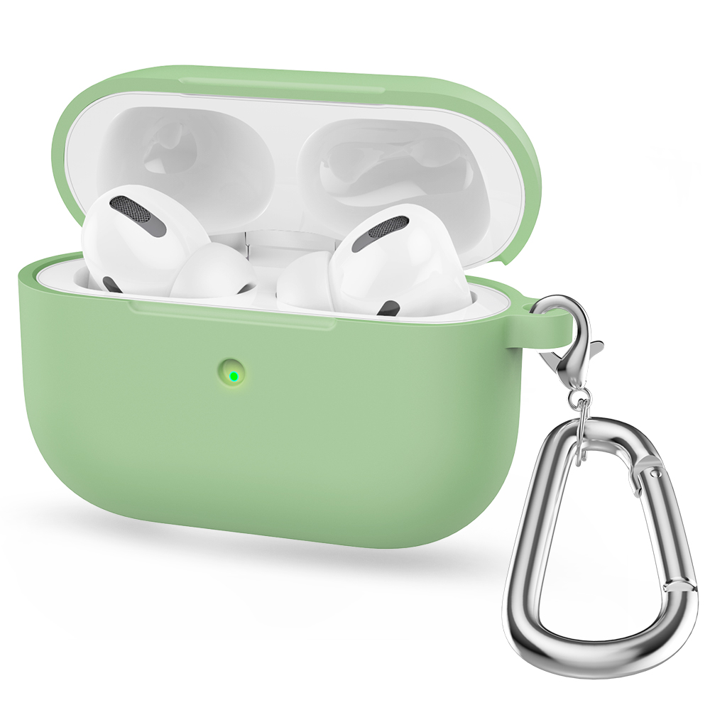 Funda de silicona para Airpods Pro, funda inalámbrica Bluetooth para Apple Airpods pro, funda para auriculares para Air Pods Pro 1st Fundas: Marrón