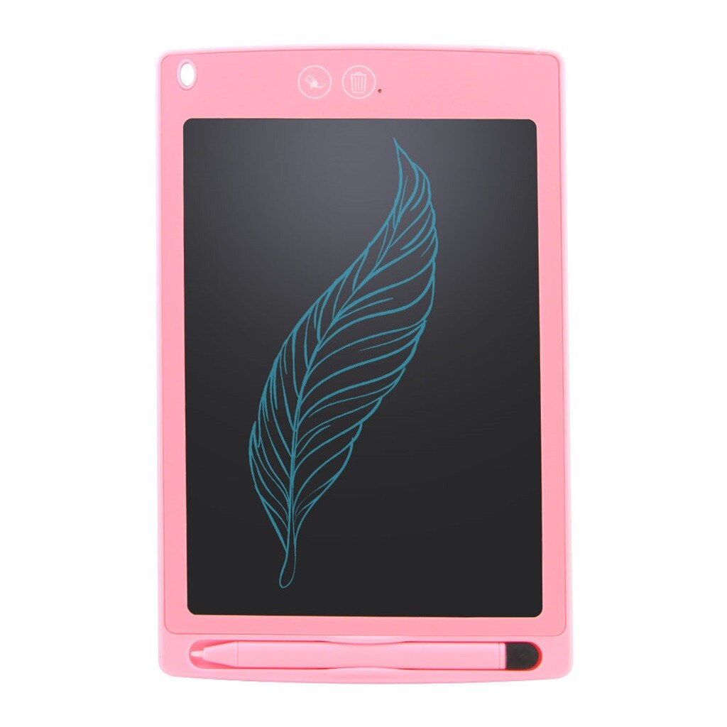 Lcd Schrijven Tablet 8.5 Inch Elektronische Digitale Elektronische Graphics Tekentafel Doodle Pad Met Stylus Pen Voor Kids: Pink