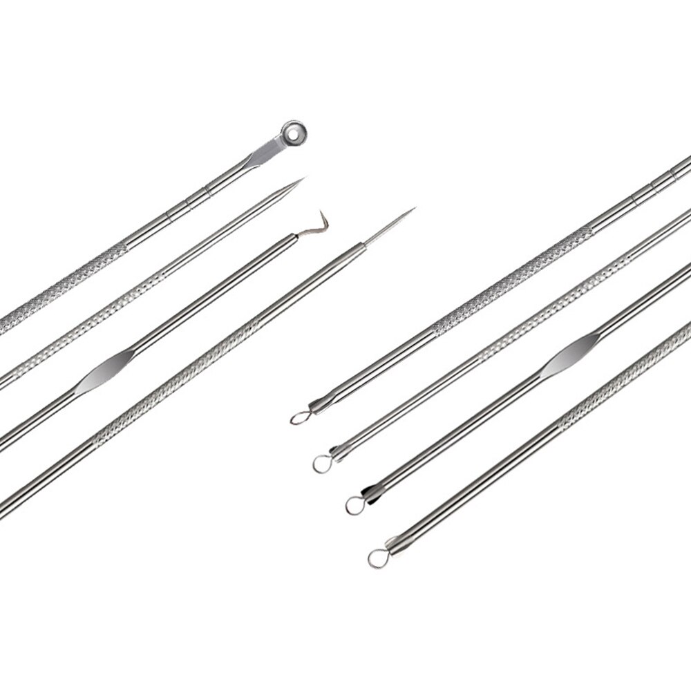 4-w-1 usuwająca zaskórniki urządzenie robić usuwania trądziku ekstraktor komedonowy zestaw pryszcz trądzik skaza narzędzia robić usuwania zestaw dla pielęgnacja skóry twarzy