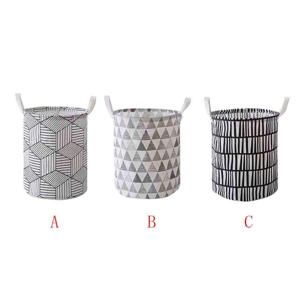 Gran cesta de la ropa de algodón impermeable bolsa de lavado de almacenamiento plegable корзина для белья, decoración para el hogar, accesorios, # FS18