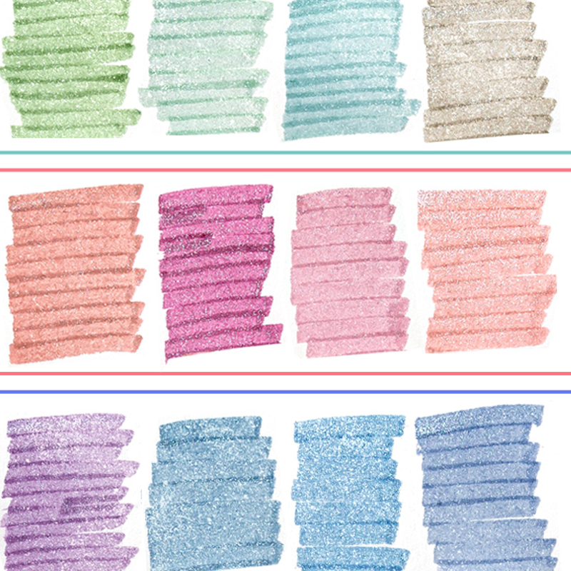 4 pièces/ensemble de stylos fluorescents, marqueurs visuels et de grande capacité pour le marquage et le marquage dans les manuels