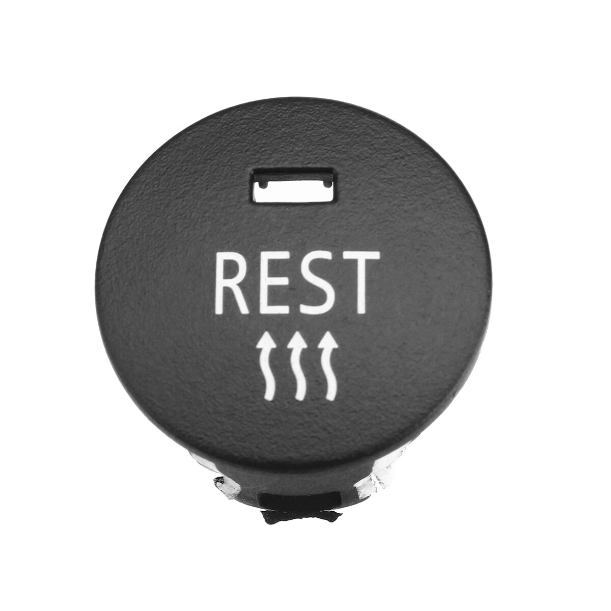 Car OFF/Rest/Max Climate Control Knob Panel Switch Knobs Button Air Conditioner Button Repair Cap Cover For BMW 5 Series E60 E61: REST