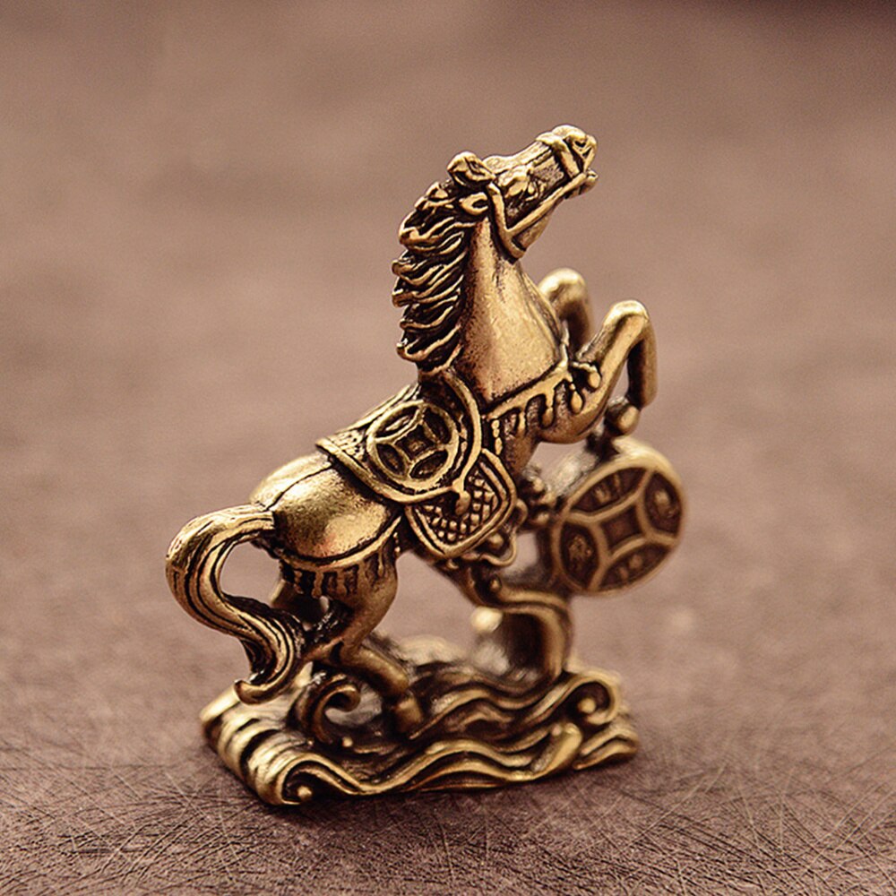 Copper Office Feng Shui Lucky Horse Ornaments Rich Horse Furnishings