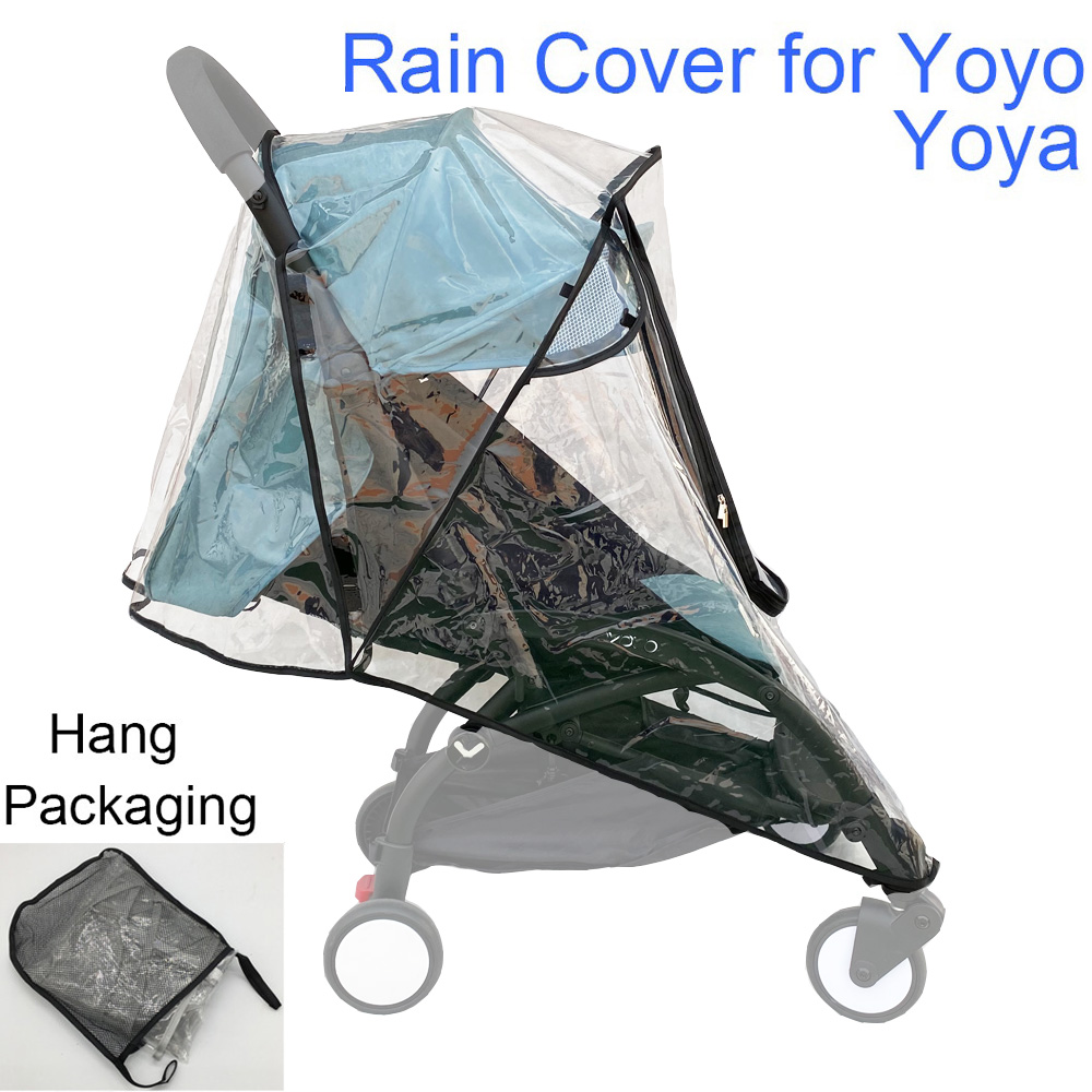 Safety EVA Baby Car Rincoat Baby Stroller Accessories Rain Cover Waterproof Cover for Babyzen Yoyo Yoya Babytime Babysing