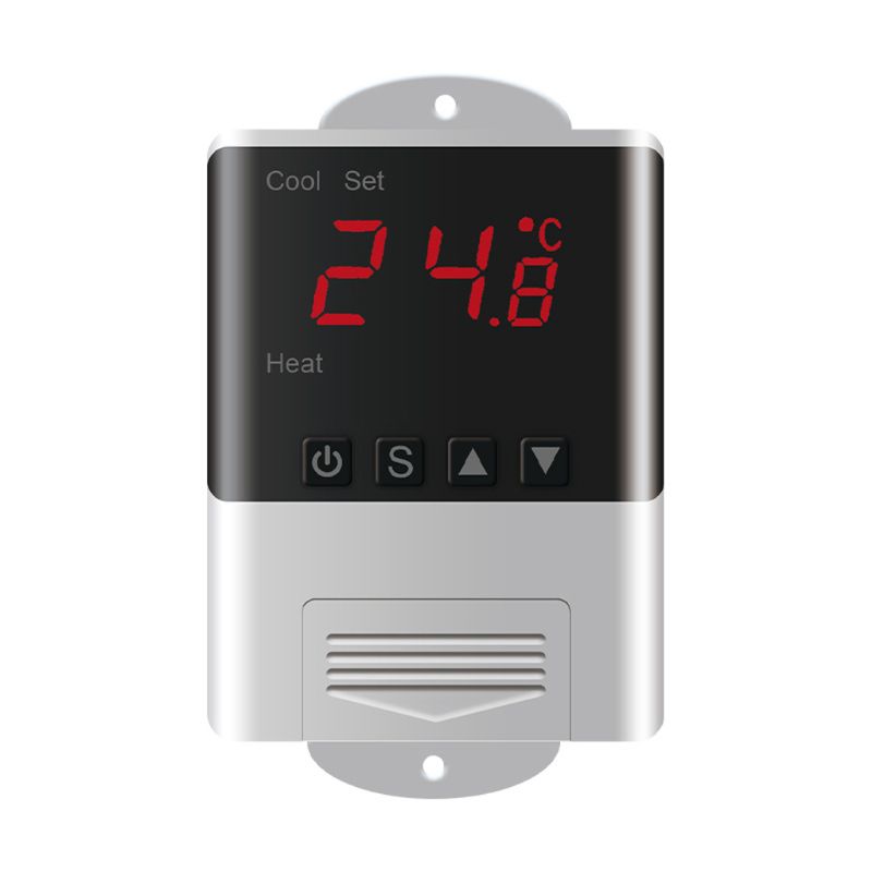 DTC-1200 Digital Temperature Controller AC 110-230V LED Display Thermostat Cool/Heat Mode for Home Greenhous Aquarium