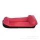 Aufblasbare Sofa-Matratze, zusammenklappbare Campingmatte, Luftbett, Einzelgröße, draussen-Isomatte für Ausflüge, Kissen, tragbare draussen-matt: Orange