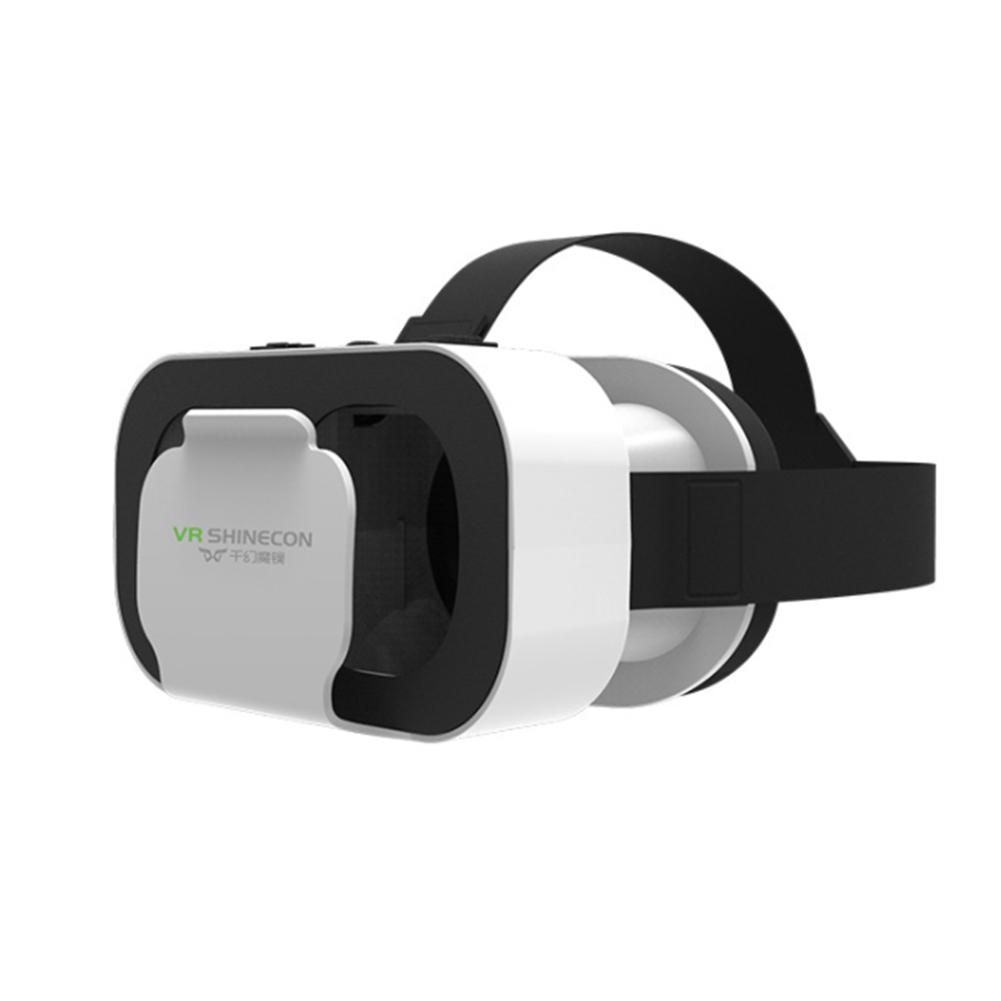 Originele VR Virtual Realit y 3D Bril Case Stereo VR Kartonnen Hoofdtelefoon Helm voor IOS Android Smartphone, Bluetooth Joystick