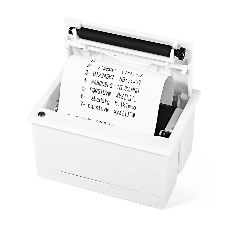 GOOJPRT QR204 Thermal Barcode Receipt Panel Printer 58mm Embedded Ticket Printers Interface USB TTL/RS232 5-9V Support ESC/POS