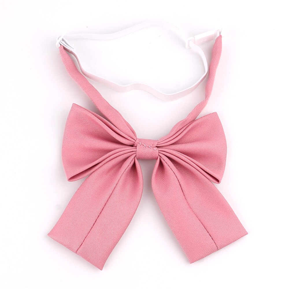 Ladies Large Bowtie Oversize Bow tie For Women Uniform Collar Butterfly Bow knot Adult Solid Bow Ties Cravats Girls Red Bowties