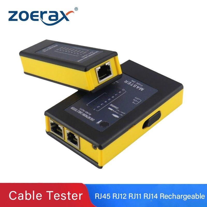 Zoerax Wiederaufladbare Netzwerk Kabel Tester RJ45 RJ11RJ12 Netzwerk LAN Ethernet RJ45 Kabel Tester LAN Vernetzung Werkzeug netzwerk Reparatur
