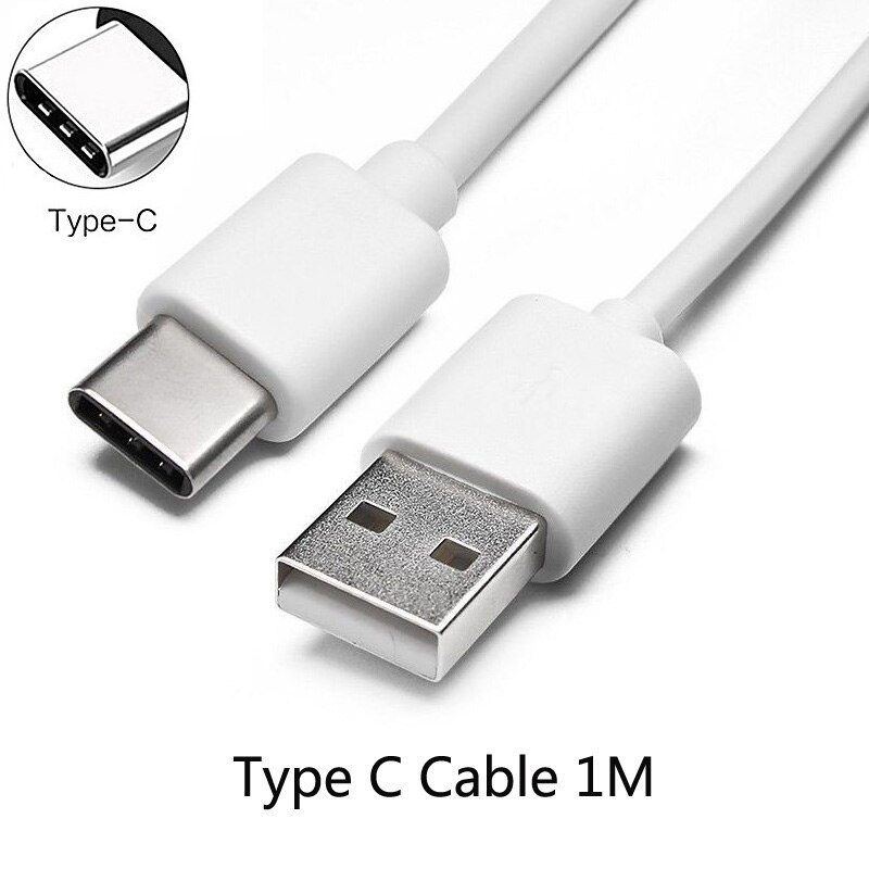 til samsung galakse  s8 s9 s10 hurtigadapterlader 9 v 1.67a telefonlader type c datakabel til samsung  s5 s6 s7 mikro usb-kabel: Typec kabel hvit