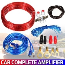 60A porte-fusible 10GA câble d'alimentation Subwoofer haut-parleur voiture Audio fil câblage amplificateur fils d'installation RCA câble d'alimentation fusible Kit