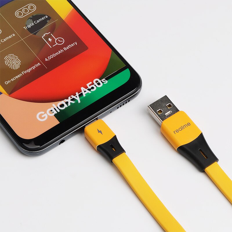 Realme 9 8 cabo de carga rápido super cargador 6.5a oppo tipo c cabos de telefone vooc supervooc 65w 50w para encontrar x3 neo x2 reno 7 6