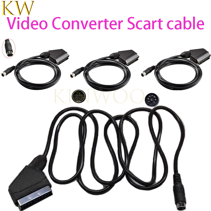 El más Cable convertidor de vídeo RGBS a EUR SCART para SS / MD2/3 / MVS Neo Geo consola de juegos NES reproductor de DVD RGB AES Cable CD Neogeo