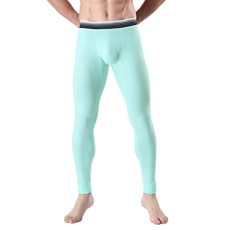 Winter Men Thermal Underwear Bamboo Charcoal Super Soft Underpants Men's Cotton Pants Long Johns Men Tight Underwear 5 Colors