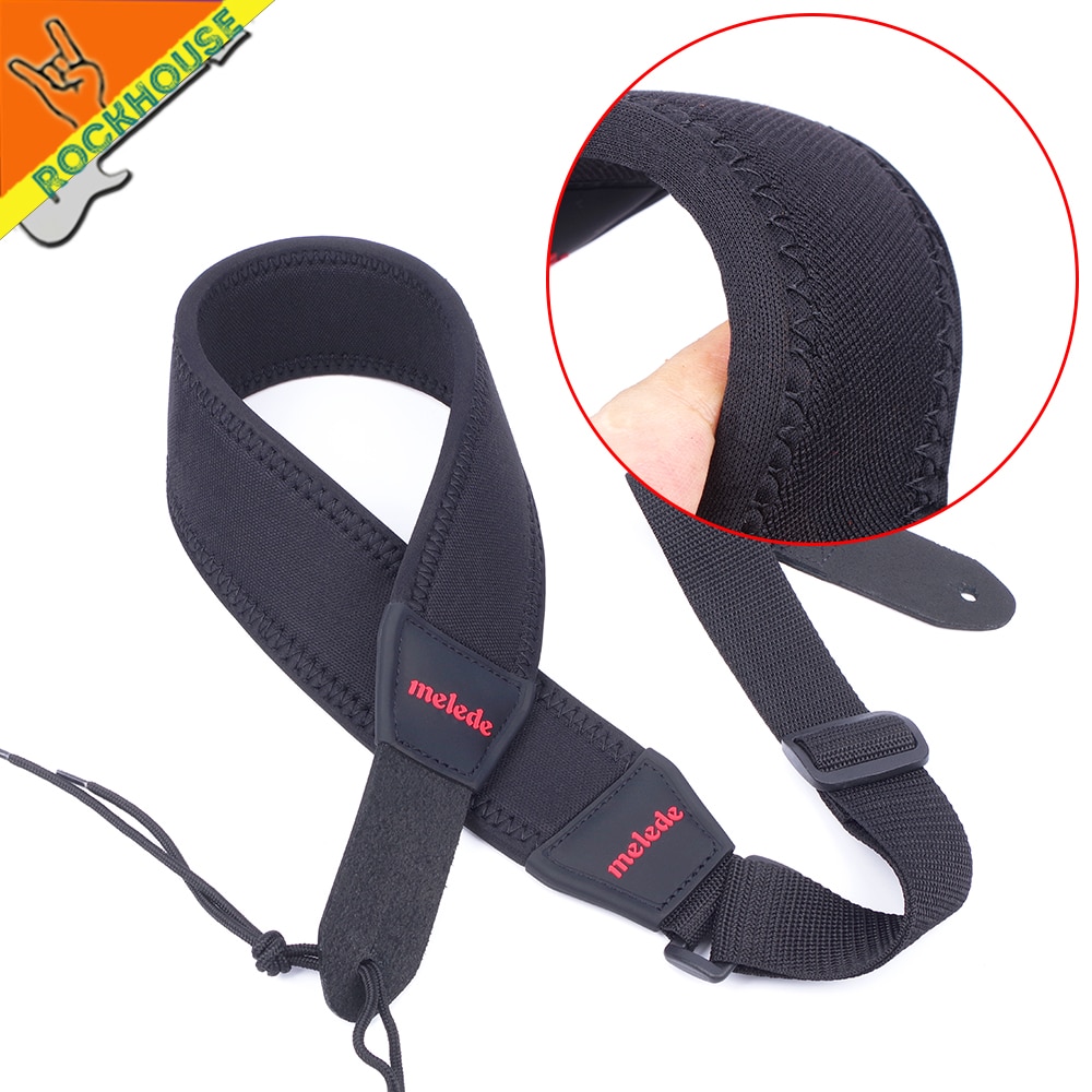 Elastische elektrische gitaarband basbanden kreukvrij superzacht duurzaam kreukvrij waterdicht ademend