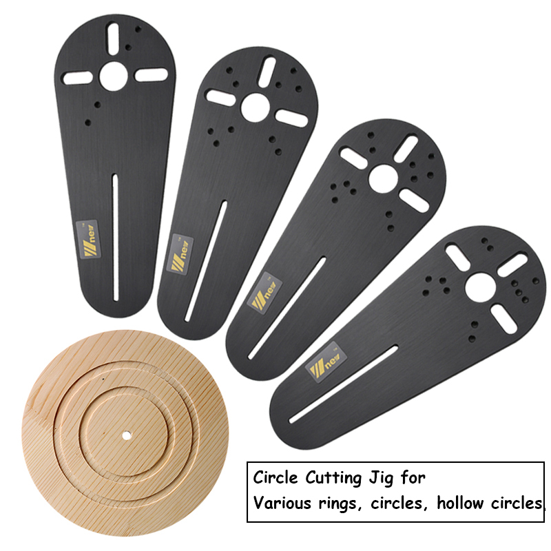 Universal- Kreis Schneiden Jig Werkzeug für Holz Router Fräsen Router/Trimmer Elektrische Hand Kreis Mutter für Tischler