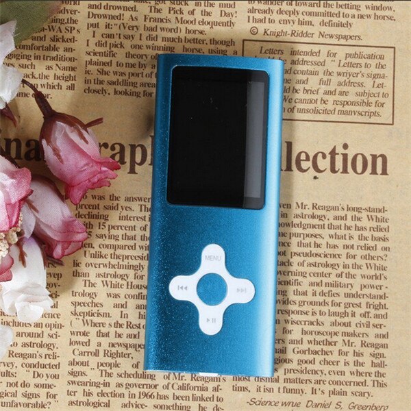 Player Mp3 Mp4 16 GB Digital Compact Portable Photo Viewer Voice Recorder MP4 Players: Blue