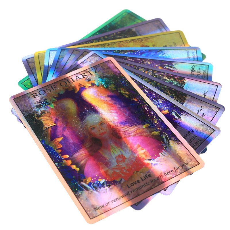 Tarot Kaarten Crystal Angel Tarot Oracle Kaarten Oracle Card Board Deck Games Palying Kaarten Voor Party Game