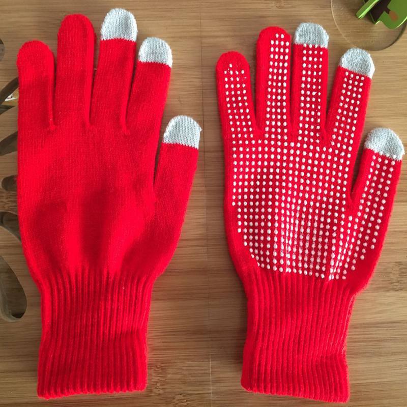 Tablet Screen Touch Gloves Men Women Warm Plus Velvet Thicken Non-slip Gloves for touch screens For Iphone Ipad Samsung Tablet: Default Title