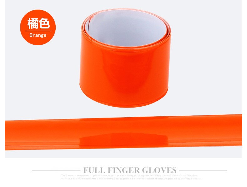 Mountain Bike Reflective Leg Pants Clip Strap Beam Band Reflective Strips Warning Safety Bicycle Bind Reflective Slap Band