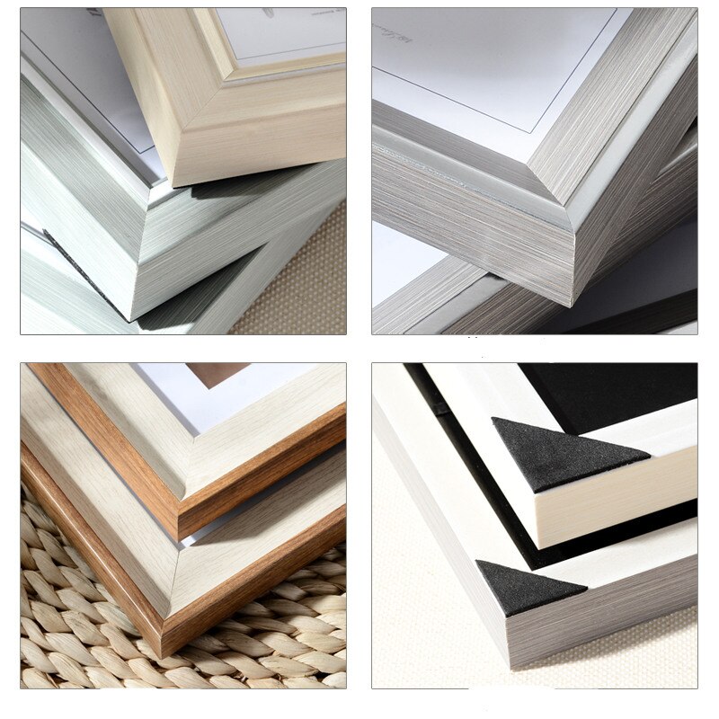 1 pçs estilo resina moldura para a mesa moderna 14 cores molduras de imagem decoração para casa delicadeza quadro de foto pendurado