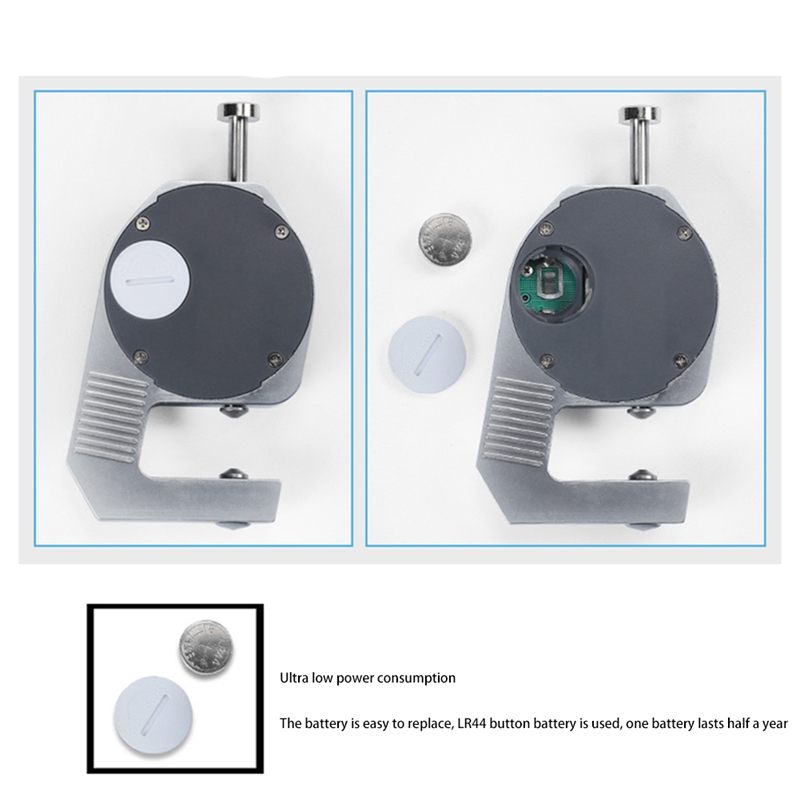 Digital Thickness Gauge Electronic Thickness Meter Measure Thickness Of Paper Cloth Thin Metal Micrometer 0.01Mm