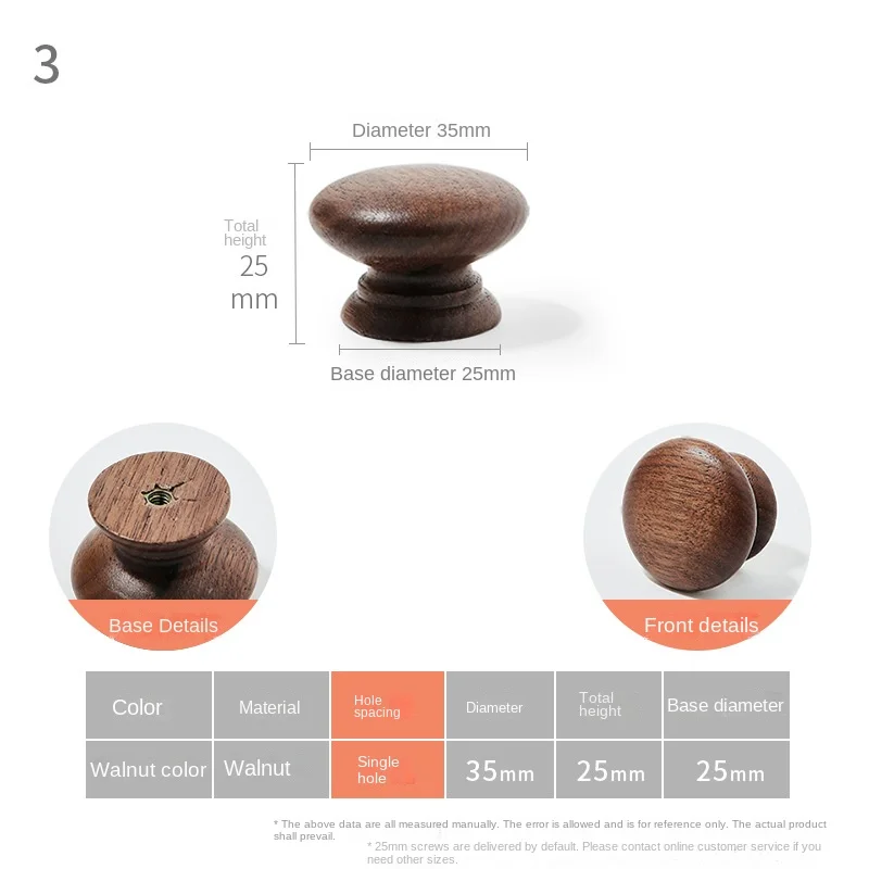 Neue chinesische Stil Möbel Kleiderschrank Türgriff Schrank Original Holz Massivholz Türgriff Durcheinander schwarz Walnuss Griff: Chrom
