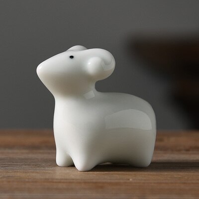 Porcelana China zodiacal, rata, buey, Tigre, conejo, dragón, serpiente, caballo, Cabra, mono, pollo, perro, cerdo, ruyao, mascota, elefante, giraff, China: Goat
