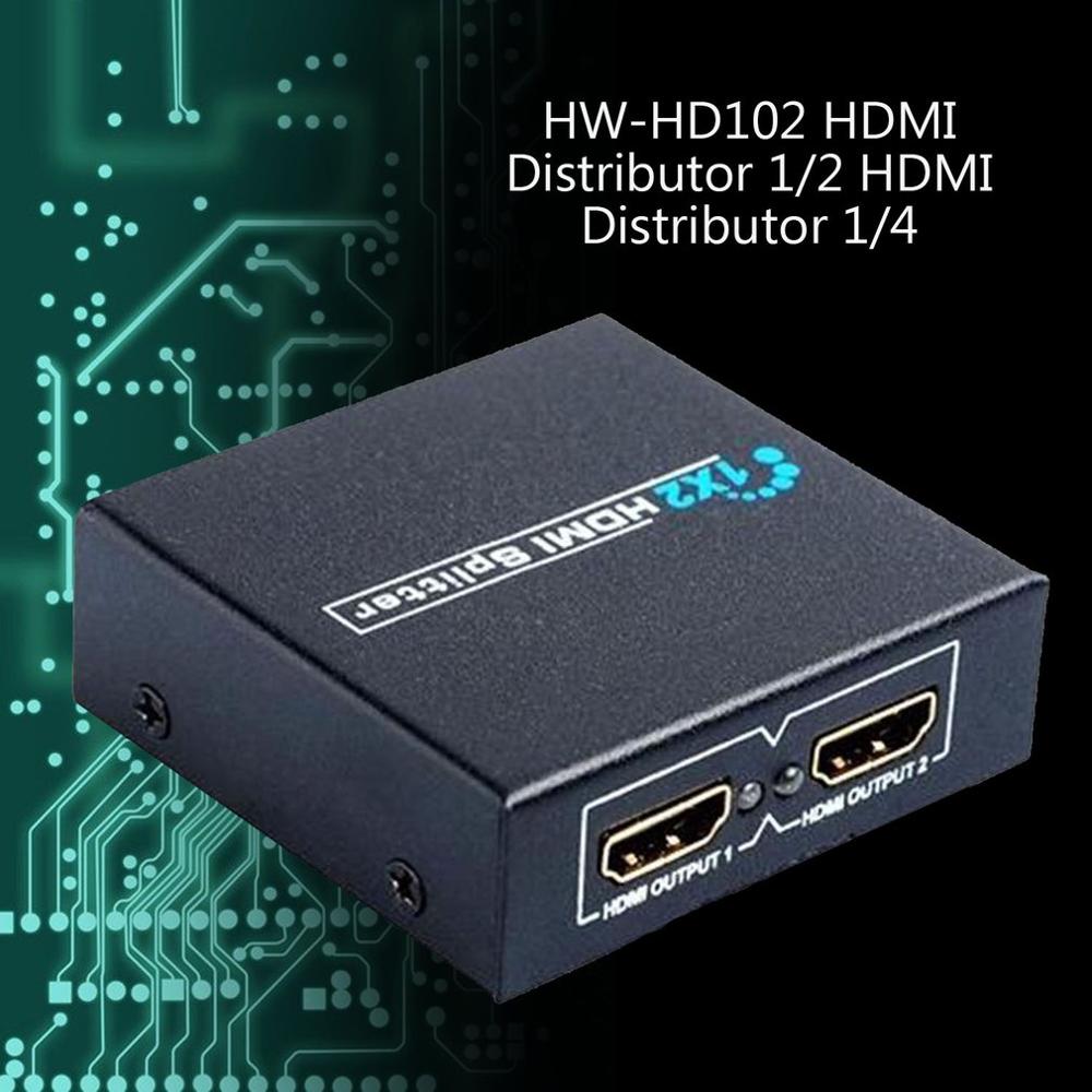 1X2 Hdmi Switch Switcher 1X2 Hdmi Splitter Hdmi-Poort Auto Switcher Ondersteuning 3D Volledige Hd1080P Voor Pc Hdtv Dvd Hdps3