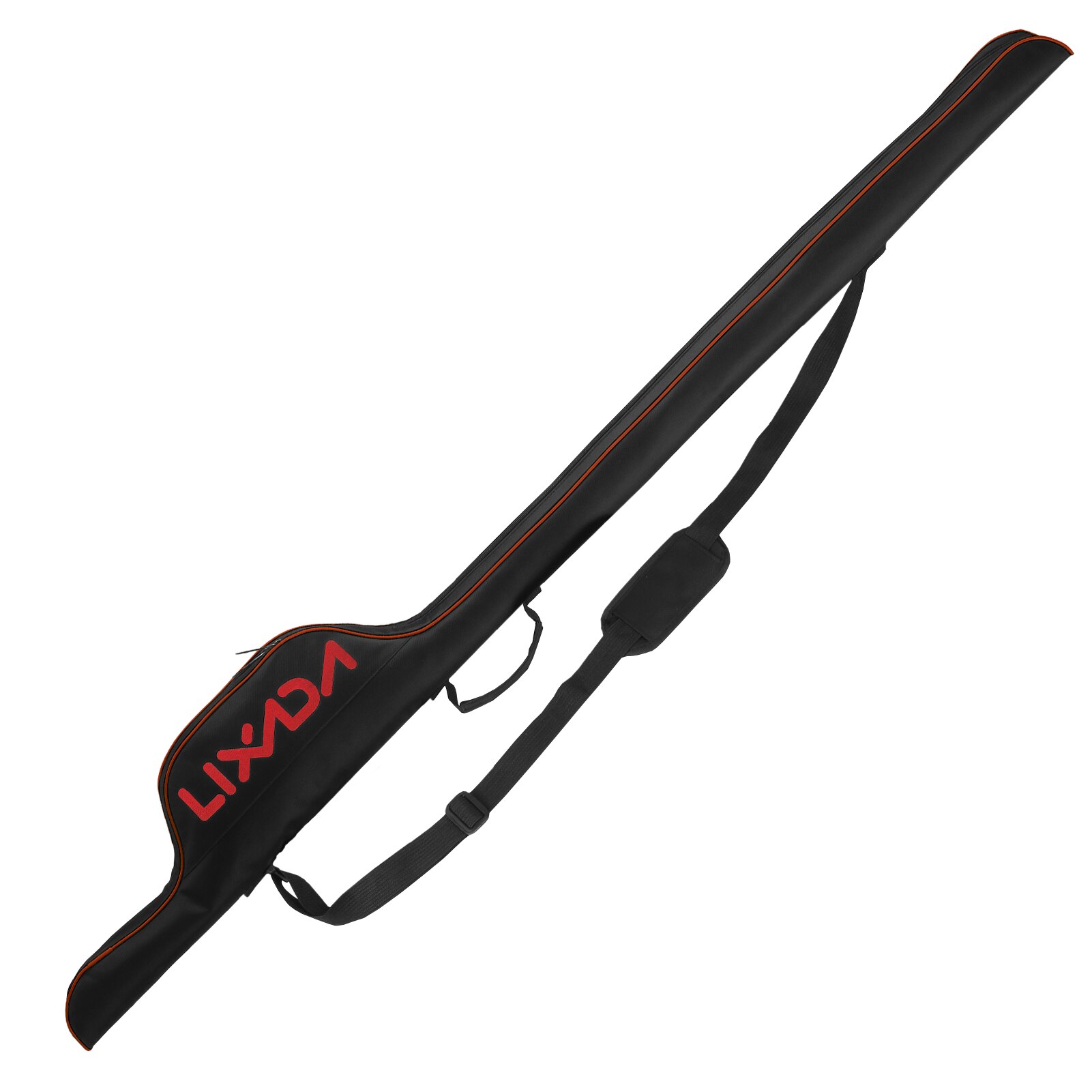 Lixada-bolsa para caña de pescar, funda plegable para caña de pescar, resistente al agua, organizador de aparejos, bolsa de almacenamiento: Rojo