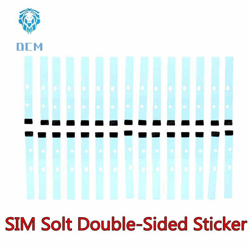 OEM para iPhoneX SIM Solt Dupla-Face Sticker peças de Reposição 100pcs