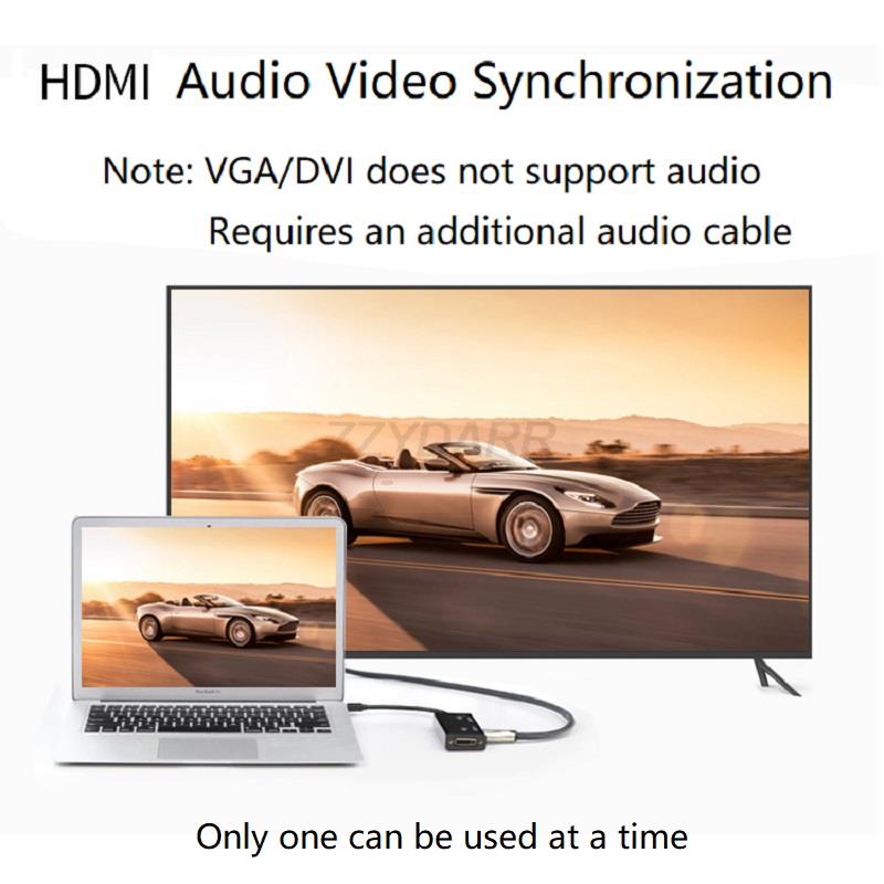 Mini Displayport Naar Hdmi Dvi Vga Adapter 4K Mini Dp Converter Bliksemschicht Compatibel 3 In 1 Voor Mac Macbook Pro Air Imac Oppervlak