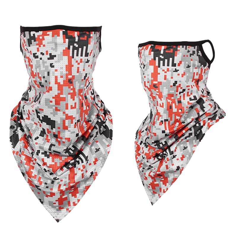 Driehoek Ijs Zijden Sjaal Toevallige Driehoek Sjaal Halsbeenkap Camouflage Gedrukt Sjaals Voor Volwassenen: Digital