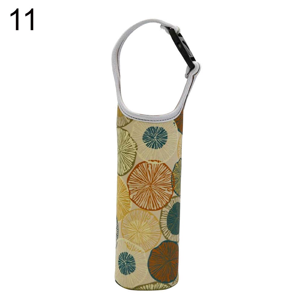 Portable Water Bottle Covers Heat Insulated Cloth Cup Sleeve Case Bottle Sleeves Storage Bag with Handle: 11