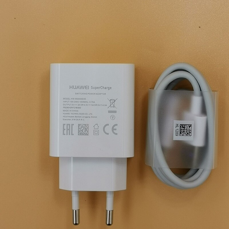 Original HUAWEI p40 SuperCharge Fast Charger EU 5A Type C Cable For HUAWEI P10 Plus P20 Pro p30 p40 Mate 9 10 Pro Mate 20 V10: EU Kits
