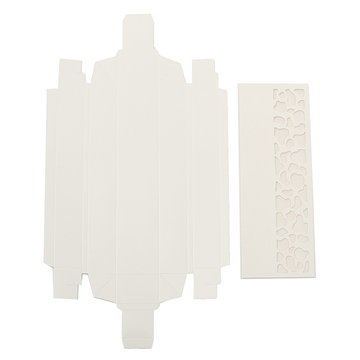 10Pcs/Set Cookies Packing Box White Hollow Cake Macaron Boxes Container Cupcake Storage Holder Wedding Party Events Favor