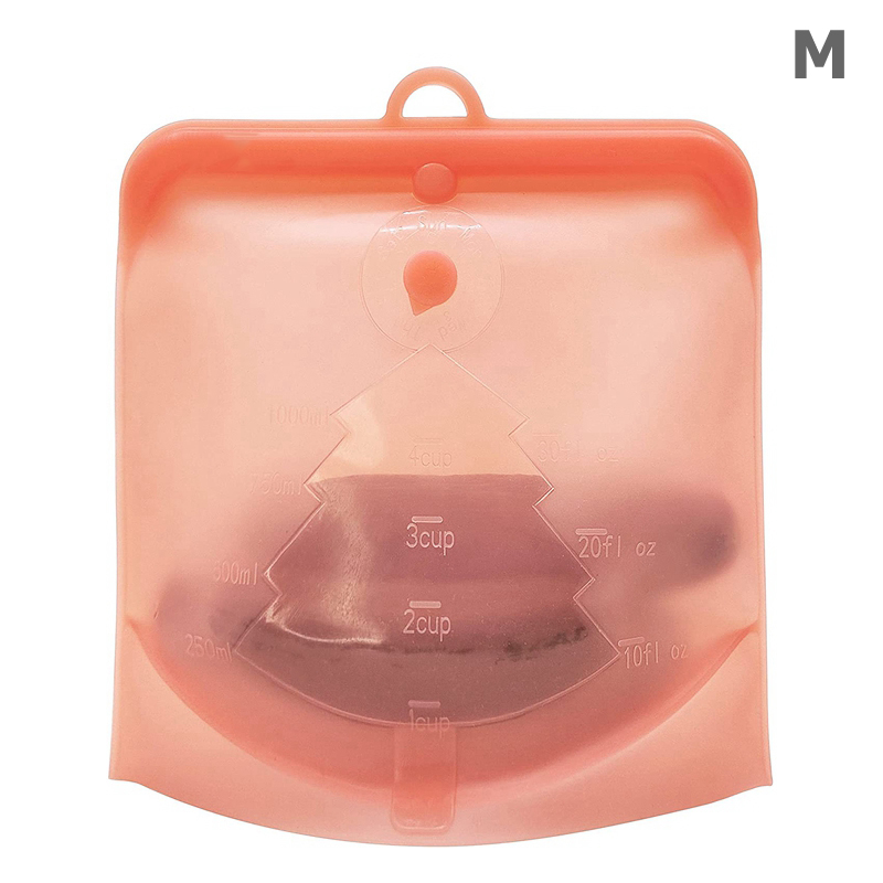 Kuchenna torba robić przechowywania żywności, pakowana próżniowo, samouszczelniająca się torba robić zupy, mrożona żywność, silikonowa torba robić przechowywania świeżości: Kości słoniowej