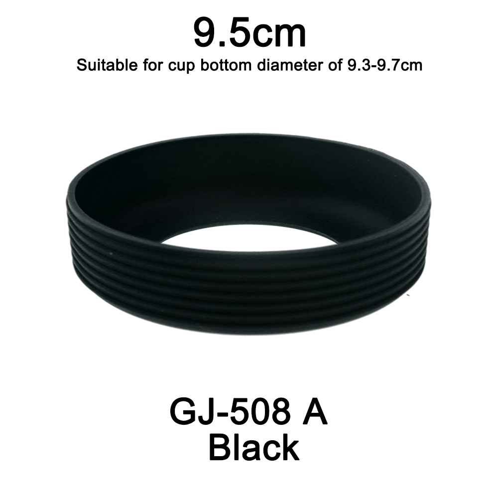 1pc diâmetro 9.5cm 24g rosqueado copo de silicone macio capa inferior resistente ao desgaste anel manga anti deslizamento boa dureza elástica: Fosco
