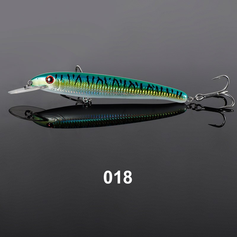 Noeby trolling lokker 180mm 48g flydende minnow dyb dykker fiskeri lokker stor cast trolling hård lokkemad til tun fiskegrej: 018